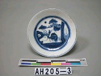 藏品(青花松鶴紋盤)的圖片